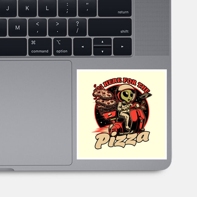 Space Pizza Delivery-None-Glossy-Sticker-Studio Mootant