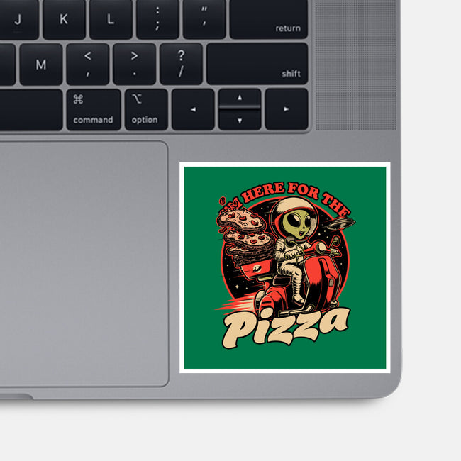 Space Pizza Delivery-None-Glossy-Sticker-Studio Mootant
