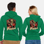 Space Pizza Delivery-Unisex-Zip-Up-Sweatshirt-Studio Mootant