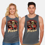 Space Pizza Delivery-Unisex-Basic-Tank-Studio Mootant
