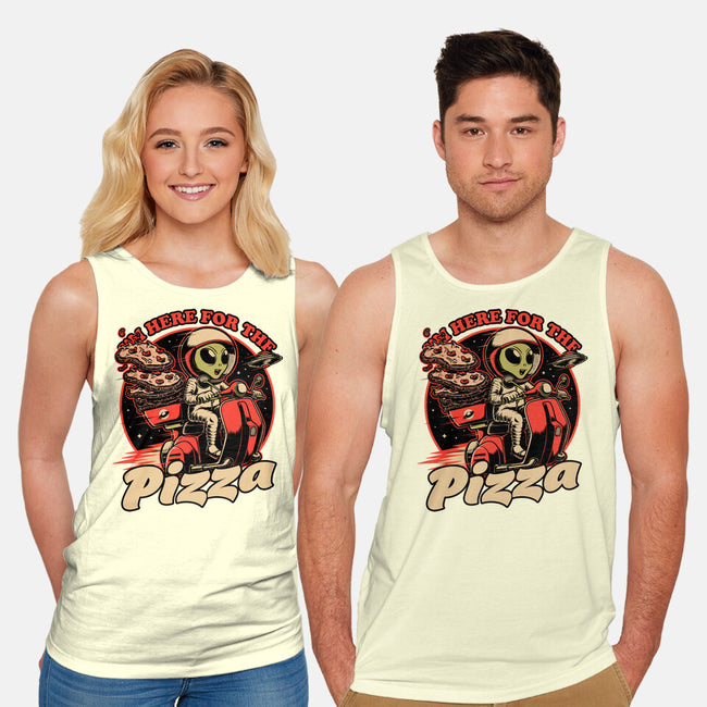 Space Pizza Delivery-Unisex-Basic-Tank-Studio Mootant