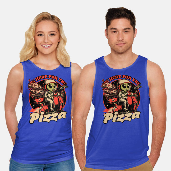 Space Pizza Delivery-Unisex-Basic-Tank-Studio Mootant