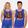 Space Pizza Delivery-Unisex-Basic-Tank-Studio Mootant