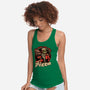 Space Pizza Delivery-Womens-Racerback-Tank-Studio Mootant