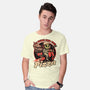 Space Pizza Delivery-Mens-Basic-Tee-Studio Mootant