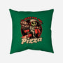 Space Pizza Delivery-None-Removable Cover w Insert-Throw Pillow-Studio Mootant