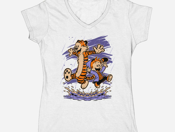 Rainy Day Tiger Boy