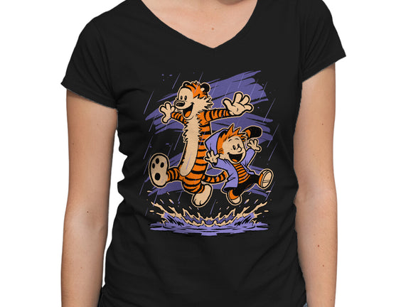 Rainy Day Tiger Boy
