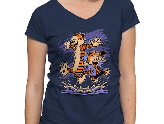 Rainy Day Tiger Boy