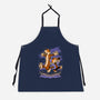 Rainy Day Tiger Boy-Unisex-Kitchen-Apron-Studio Mootant
