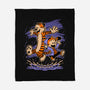 Rainy Day Tiger Boy-None-Fleece-Blanket-Studio Mootant