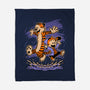 Rainy Day Tiger Boy-None-Fleece-Blanket-Studio Mootant