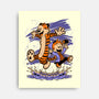 Rainy Day Tiger Boy-None-Stretched-Canvas-Studio Mootant