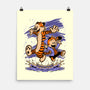 Rainy Day Tiger Boy-None-Matte-Poster-Studio Mootant