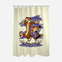 Rainy Day Tiger Boy-None-Polyester-Shower Curtain-Studio Mootant