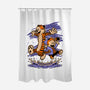 Rainy Day Tiger Boy-None-Polyester-Shower Curtain-Studio Mootant