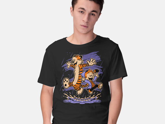 Rainy Day Tiger Boy