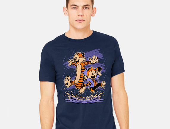Rainy Day Tiger Boy