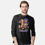 Rainy Day Tiger Boy-Mens-Long Sleeved-Tee-Studio Mootant