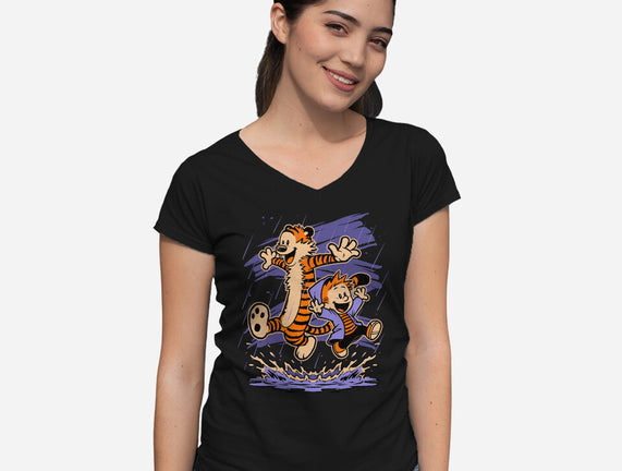 Rainy Day Tiger Boy