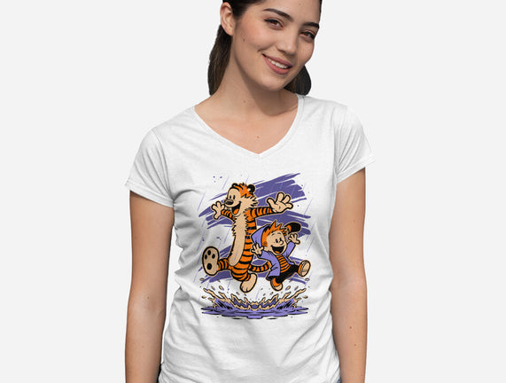 Rainy Day Tiger Boy