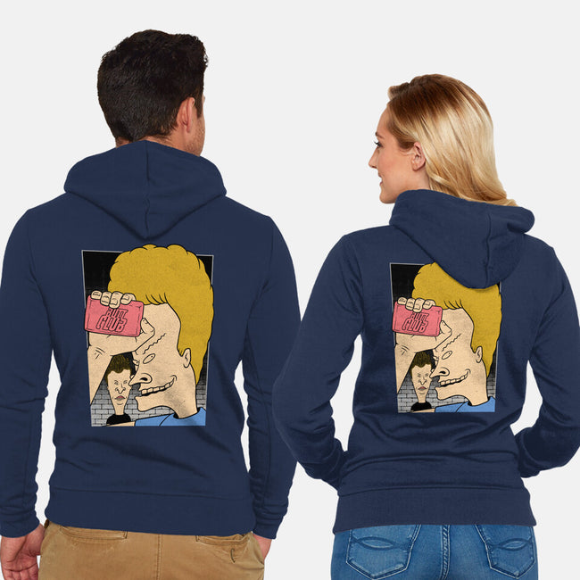 Fight Movie Idiots-Unisex-Zip-Up-Sweatshirt-Studio Mootant