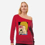 Fight Movie Idiots-Womens-Off Shoulder-Sweatshirt-Studio Mootant