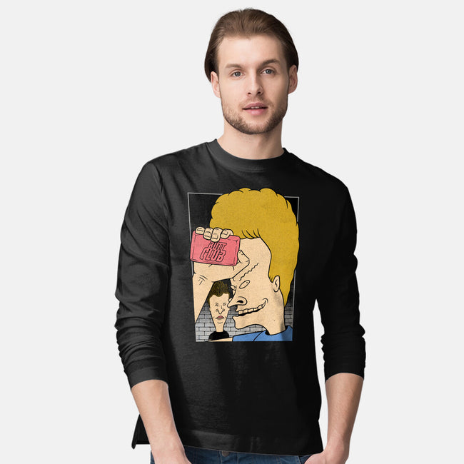 Fight Movie Idiots-Mens-Long Sleeved-Tee-Studio Mootant