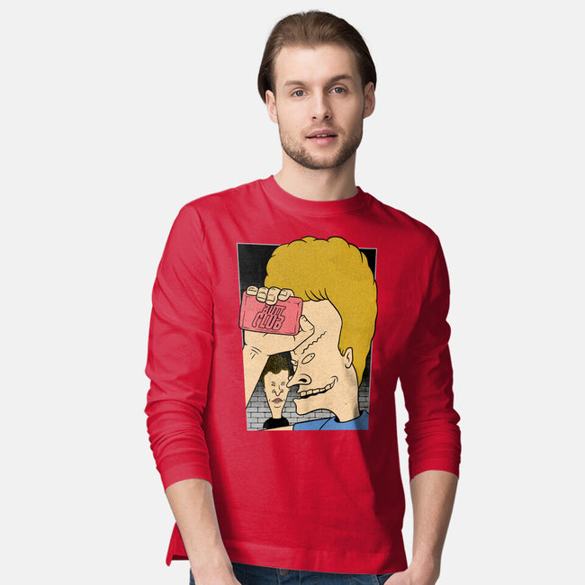Fight Movie Idiots-Mens-Long Sleeved-Tee-Studio Mootant