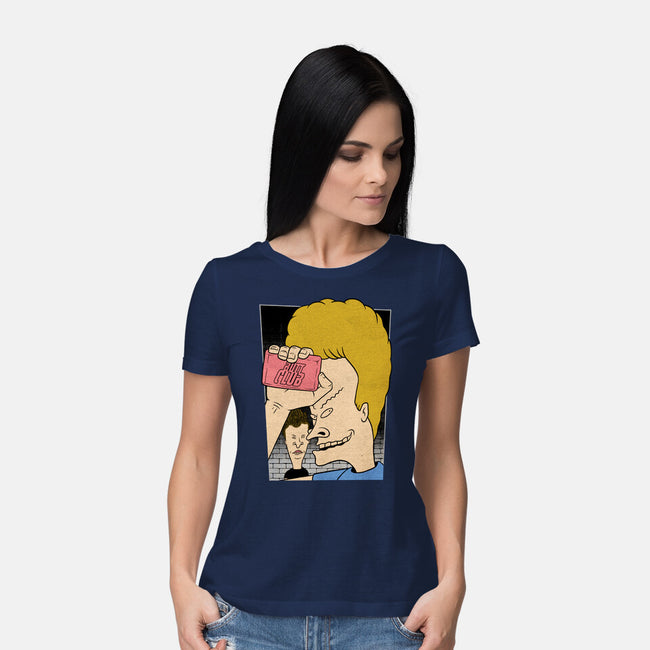 Fight Movie Idiots-Womens-Basic-Tee-Studio Mootant