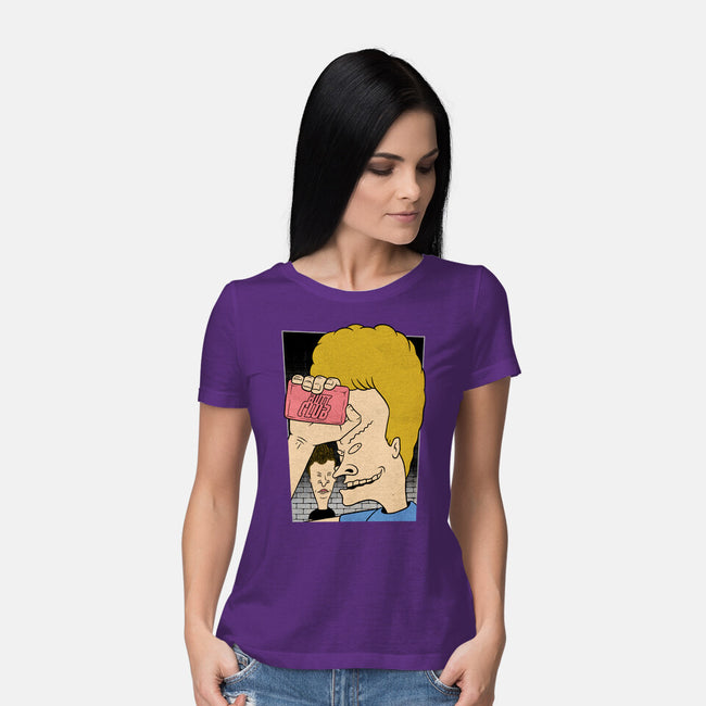 Fight Movie Idiots-Womens-Basic-Tee-Studio Mootant