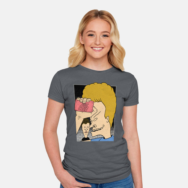 Fight Movie Idiots-Womens-Fitted-Tee-Studio Mootant