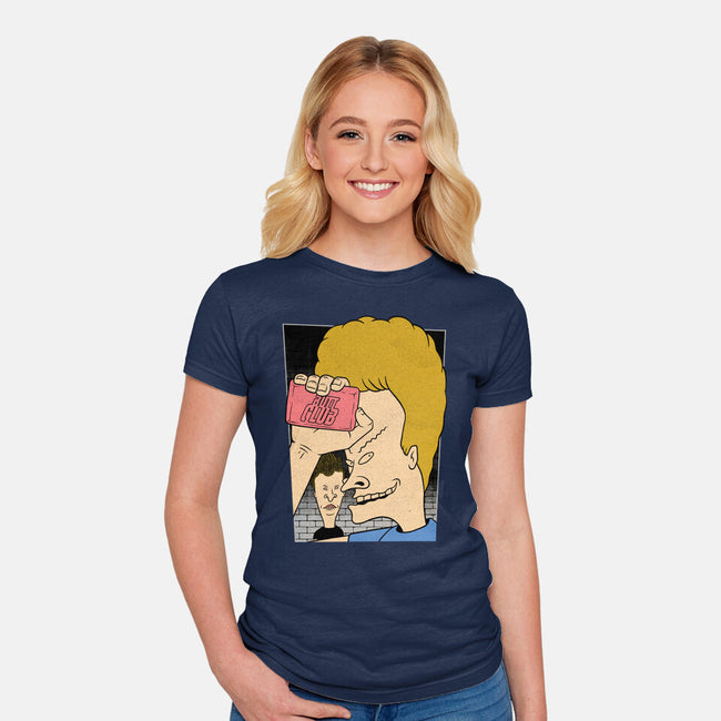Fight Movie Idiots-Womens-Fitted-Tee-Studio Mootant
