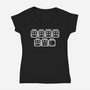 Days Of The Week-Womens-V-Neck-Tee-piercek26