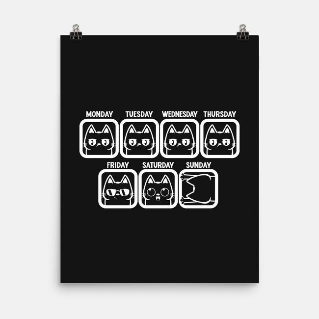 Days Of The Week-None-Matte-Poster-piercek26