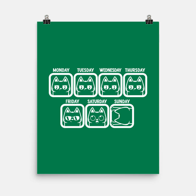 Days Of The Week-None-Matte-Poster-piercek26