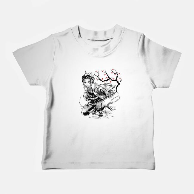 Water Breathing Sumi-E-Baby-Basic-Tee-Astrobot Invention