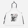 Water Breathing Sumi-E-Unisex-Kitchen-Apron-Astrobot Invention