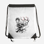 Water Breathing Sumi-E-None-Drawstring-Bag-Astrobot Invention
