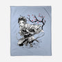 Water Breathing Sumi-E-None-Fleece-Blanket-Astrobot Invention