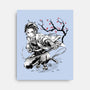 Water Breathing Sumi-E-None-Stretched-Canvas-Astrobot Invention