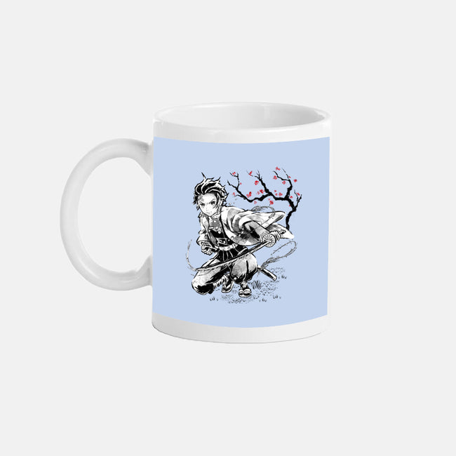 Water Breathing Sumi-E-None-Mug-Drinkware-Astrobot Invention