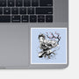 Water Breathing Sumi-E-None-Glossy-Sticker-Astrobot Invention