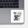 Water Breathing Sumi-E-None-Glossy-Sticker-Astrobot Invention