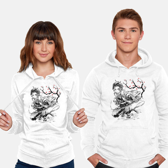 Water Breathing Sumi-E-Unisex-Pullover-Sweatshirt-Astrobot Invention