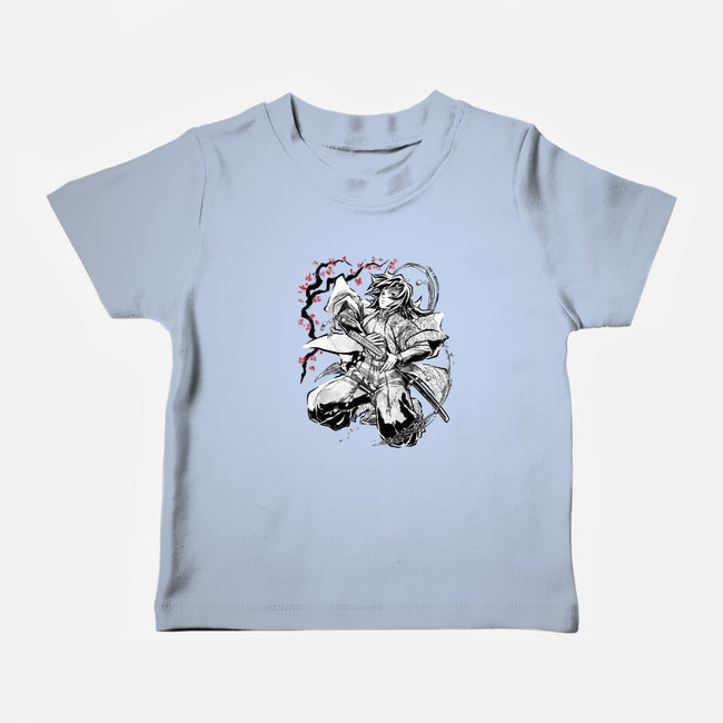 Water Breathing Hashira Sumi-E-Baby-Basic-Tee-Astrobot Invention