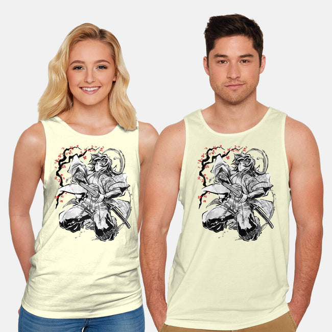 Water Breathing Hashira Sumi-E-Unisex-Basic-Tank-Astrobot Invention
