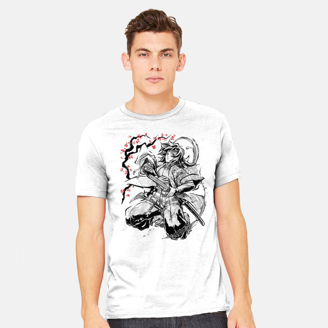 Water Breathing Hashira Sumi-E-Mens-Heavyweight-Tee-Astrobot Invention