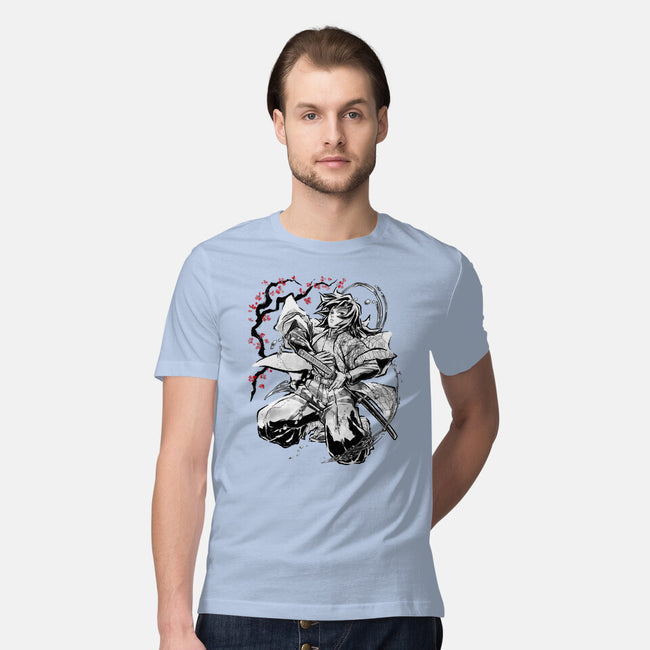 Water Breathing Hashira Sumi-E-Mens-Premium-Tee-Astrobot Invention