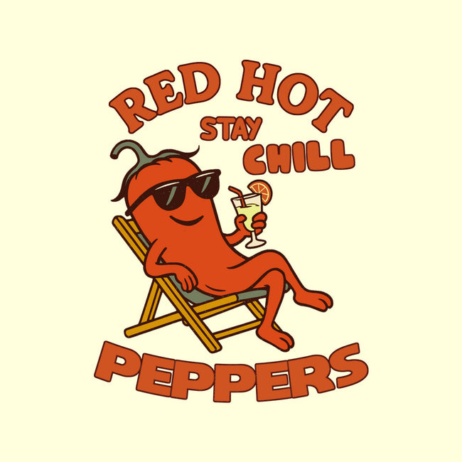 Red Hot Stay Chill Peppers-Mens-Basic-Tee-fanfabio